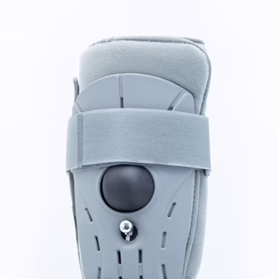 Bota andador pneumática alta com revestimento totalmente plástico
