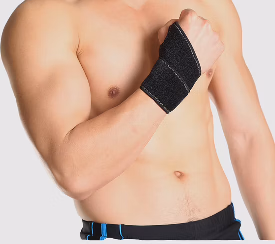 Suporte de pulso ajustável envolve cintas de fitness esporte pulseira protetor mão proteger cinta